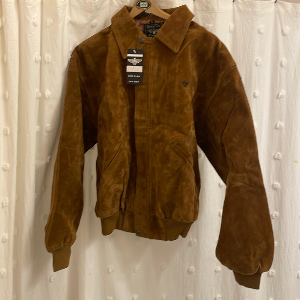 Suede mens jacket